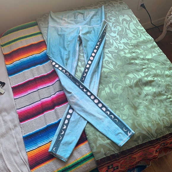 Teeki green moon phase size M leggings - Picture 5 of 13
